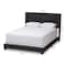 Baxton Studio Brady Modern Charcoal Grey Upholstered King Size Bed 149-8943 - alternate 10